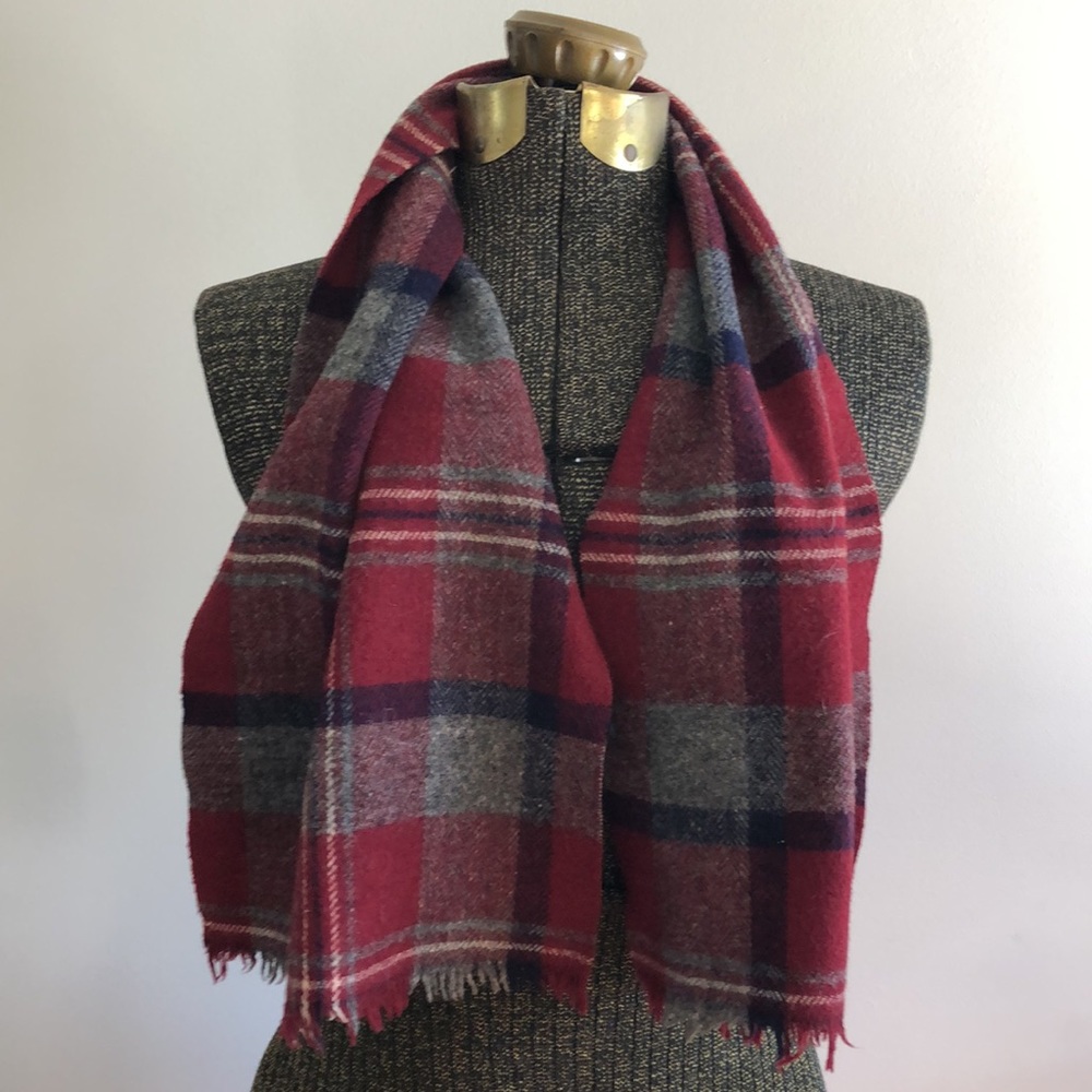 Vintage Wool or Wool blend Scarf